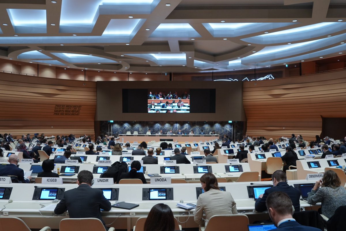 Today the third session of the #BWCWG officially kicked off.
📺Follow the live discussions on <a href="/UNWebTV/">UN Web TV</a>: 
webtv.un.org/en/asset/k1i/k…