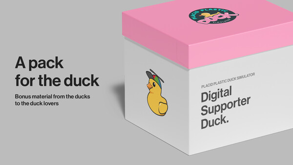 **Giveaway for the upcoming Steam duck pack**

This time we are gifting 10 Digital Supporter Duck keys to 10 lucky #ducksupporters

Like and Retweet to enter the raffle! Ends in 36 hours.

What's inside the box?
Look here: store.steampowered.com/app/2675910/Pl…