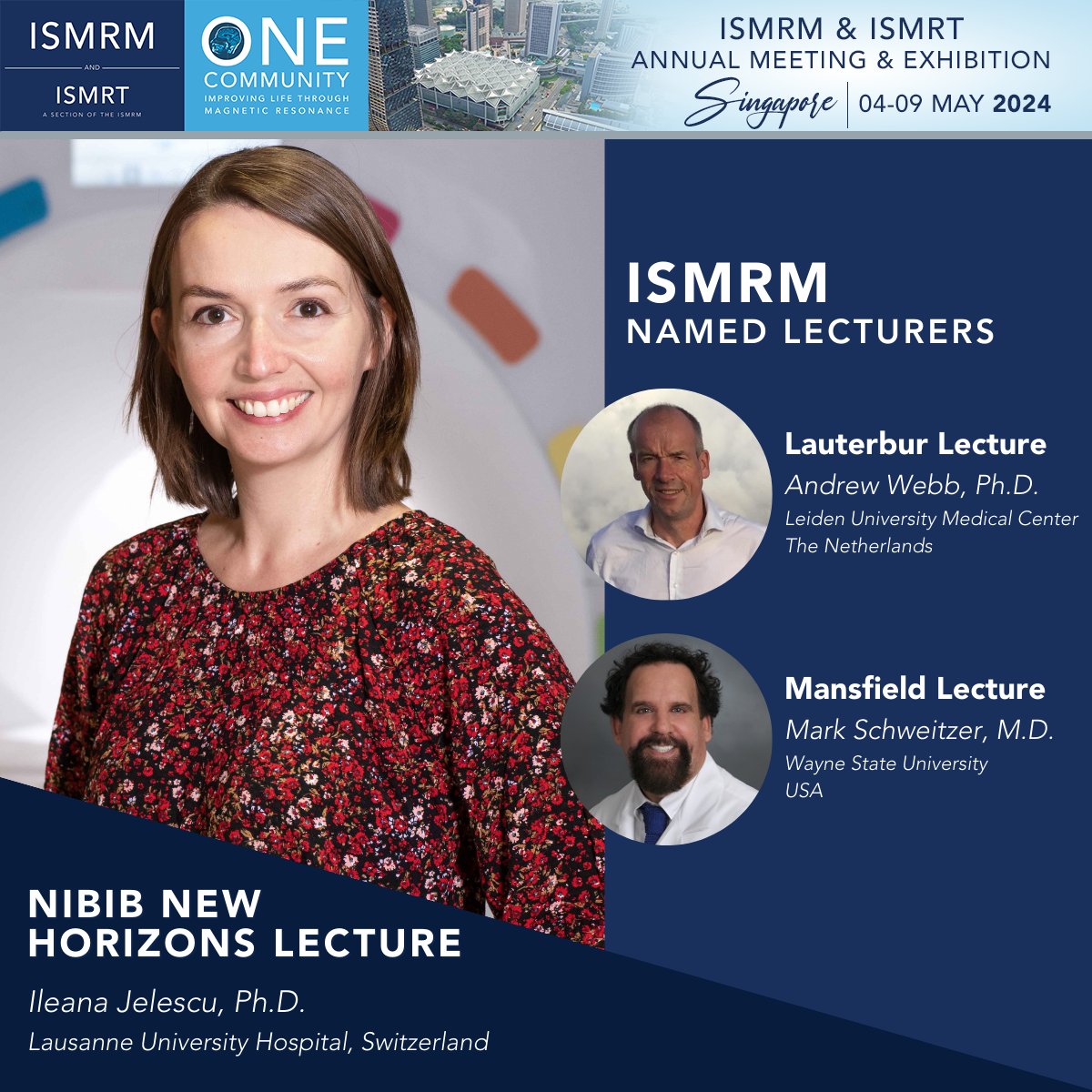 Ileana Jelescu, Ph.D. will present the NIBIB New Horizons Lecture, “Random Walks Toward an In Vivo MR Microscope,” at the ISMRM & ISMRT Annual Meeting & Exhibition. Read about Jelescu and her vision for the future of MR: bit.ly/3uBusZr #ISMRM #ISMRT #MRI #MR #Singapore