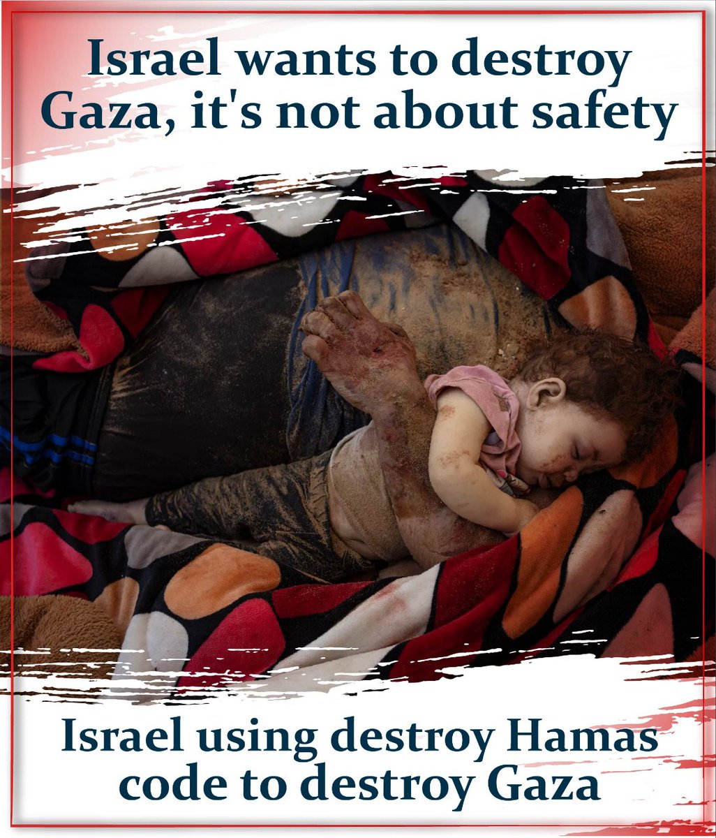 Israel wants to destroy #Gaza, it's not about safety!! #IsraelPalestineWar