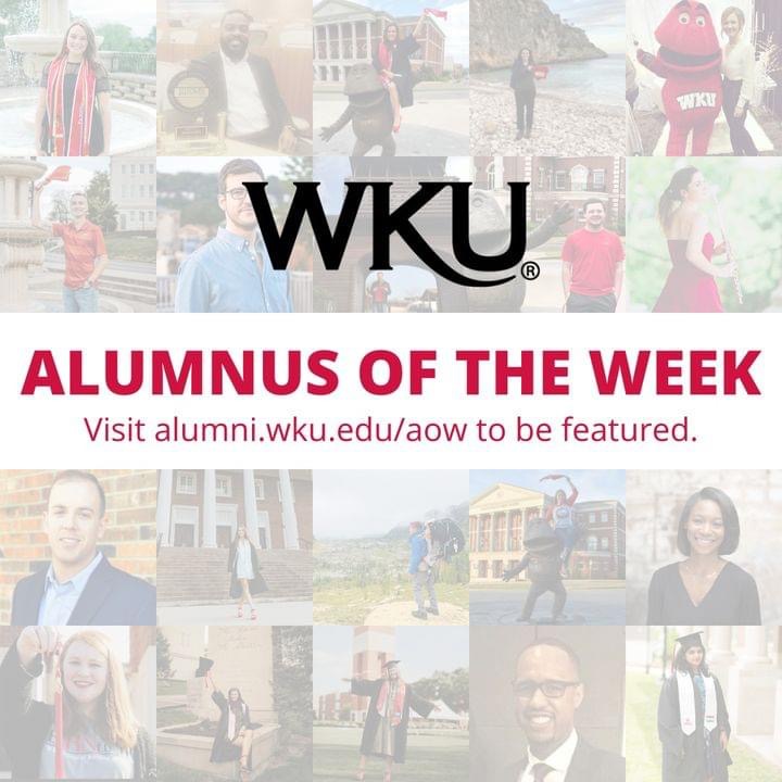 We love to hear about life after the Hill. Do you have an interesting job? Fun hobbies? Or maybe you just want to share your story. Complete our form at alumni.wku.edu/aow for a chance to be featured as an #AlumnusOfTheWeek! 

#WKUAlumni #HilltoppersAtWork @wku