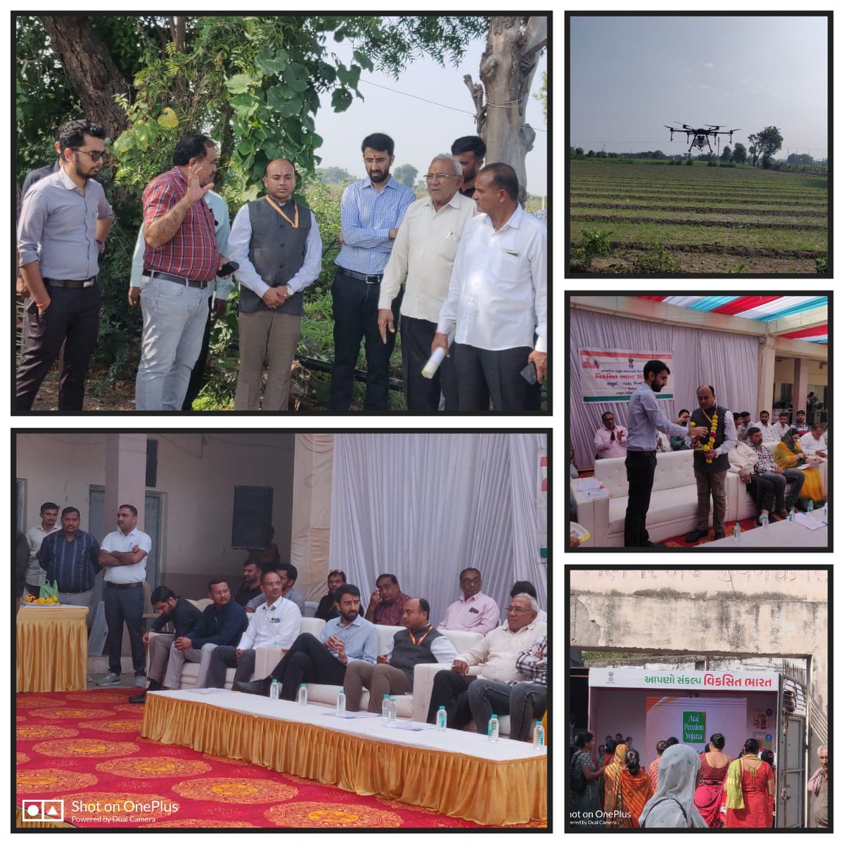 DDOBOTAD's tweet photo. આજ રોજ  #ViksitBharatSankalpYatra અન્વયે બોટાદ જિલ્લાના ઢસા, બેલા, માંડવા ગામે કાર્યક્રમની રૂપરેખા મુજબ સાંસક્રુતિ કાર્���ક્રમો આરોગ્ય કેમ્પઅનેયોજનાકીય પ્રવૃતિઓ કરવામા આવી તેમજ શપત ગ્રહણ કરવામા આવ્યા @PMOIndia @CMOGuj @GujPRHDept @VBSY_Gujarat @monakhandhar @GujDCoffice @Skumar_76 https://t.co/56AlXB2Woj