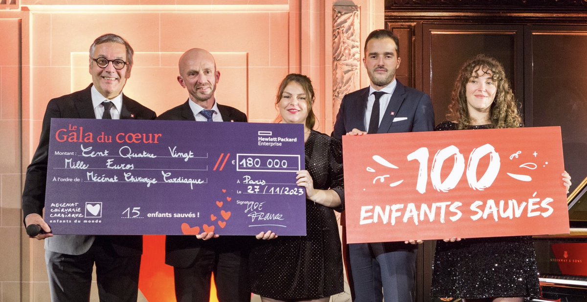 @DibFrance était fier de participer au Gala du Coeur d'@HPE_France pour @mecenatcardiaqu. Grâce à l'engagement des partenaires d'@HPE, +100 enfants atteints de malformations cardiaques ont bénéficié d'interventions chirurgicales salvatrices, impossibles dans leur pays d'origine.