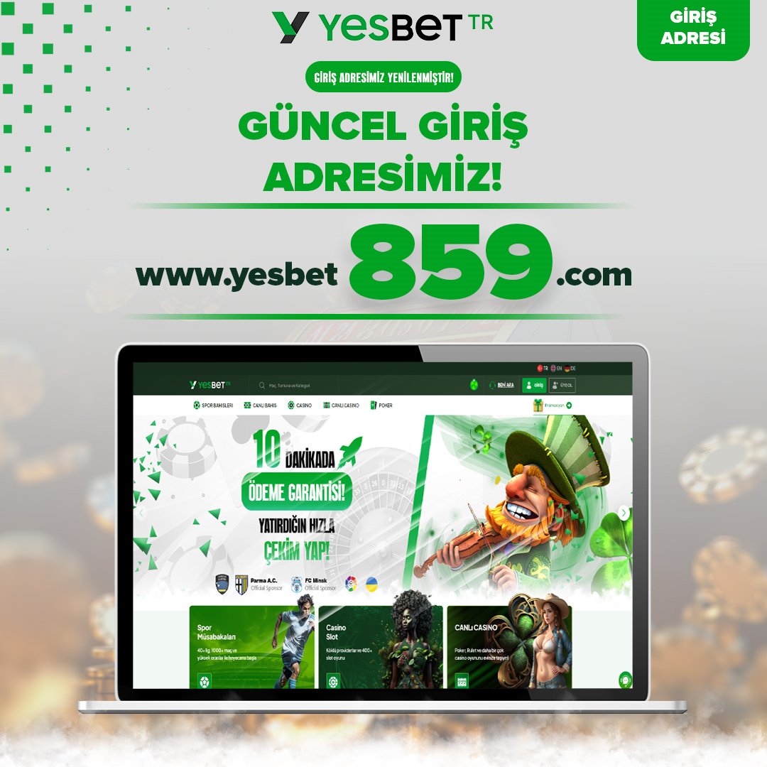 ⚠️ ADRESİMİZ GÜNCELLENMİŞTİR. 

❤️Adres Çubuğunuzda ' yesbet859.com ' yazdığından emin olunuz! 

📌 Sürekli Güncel Kesintisiz Ulaşım  için Bizi Telegramdan Takip Ediniz.