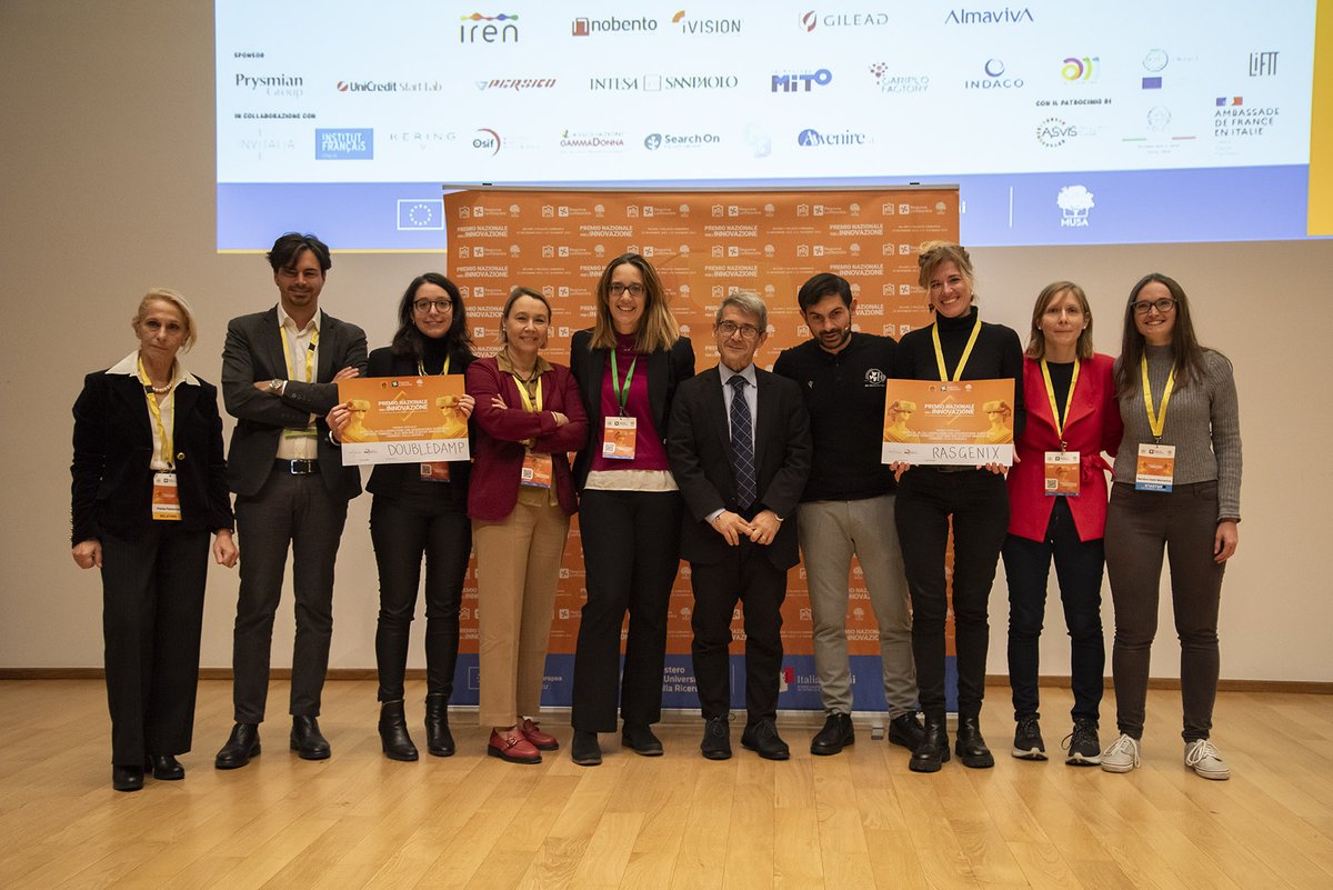 Invitalia's tweet photo. 🟨 #PNI2023 | Ecco i vincitori del Premi Speciali #Invitalia.
👩🏻🤝👩🏼#RasGenix e #DoubleDamp per la categoria #Startup femminili spinoff da #ricerca
♻️#RarEarth, per #Cleantech & Energy
🤖#Focoos AI per #ICT
🛰️#SPAICE per #Industrial
🫀 #LivGemini per #MEDTech
🎉Congrats!! https://t.co/lh3g4IfCK5