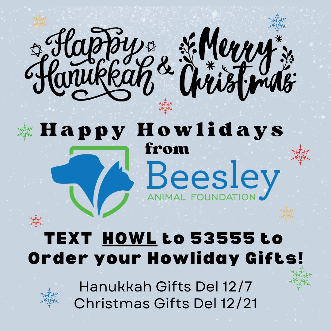 Happy Howlidays Info givebutter.com/howlidays