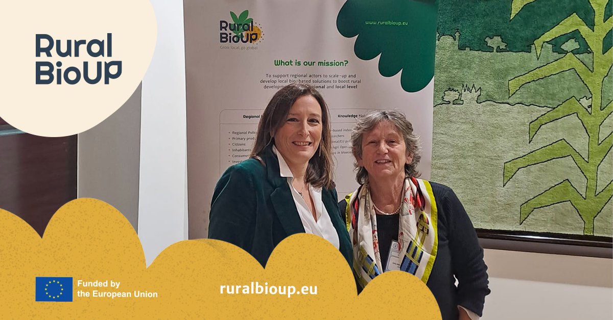 RuralBioUp's tweet photo. 🔙 On Nov 14, our project coordinator, @apre_it, showcased #RuralBioUp during the #branchesproject final seminar at FAO, Rome, and it was incredible! 🇮🇹
Special thanks to @ChiaraPocaterra and @SofiaMannelli for delivering an outstanding presentation! 👏 https://t.co/LIxL9zz5U7