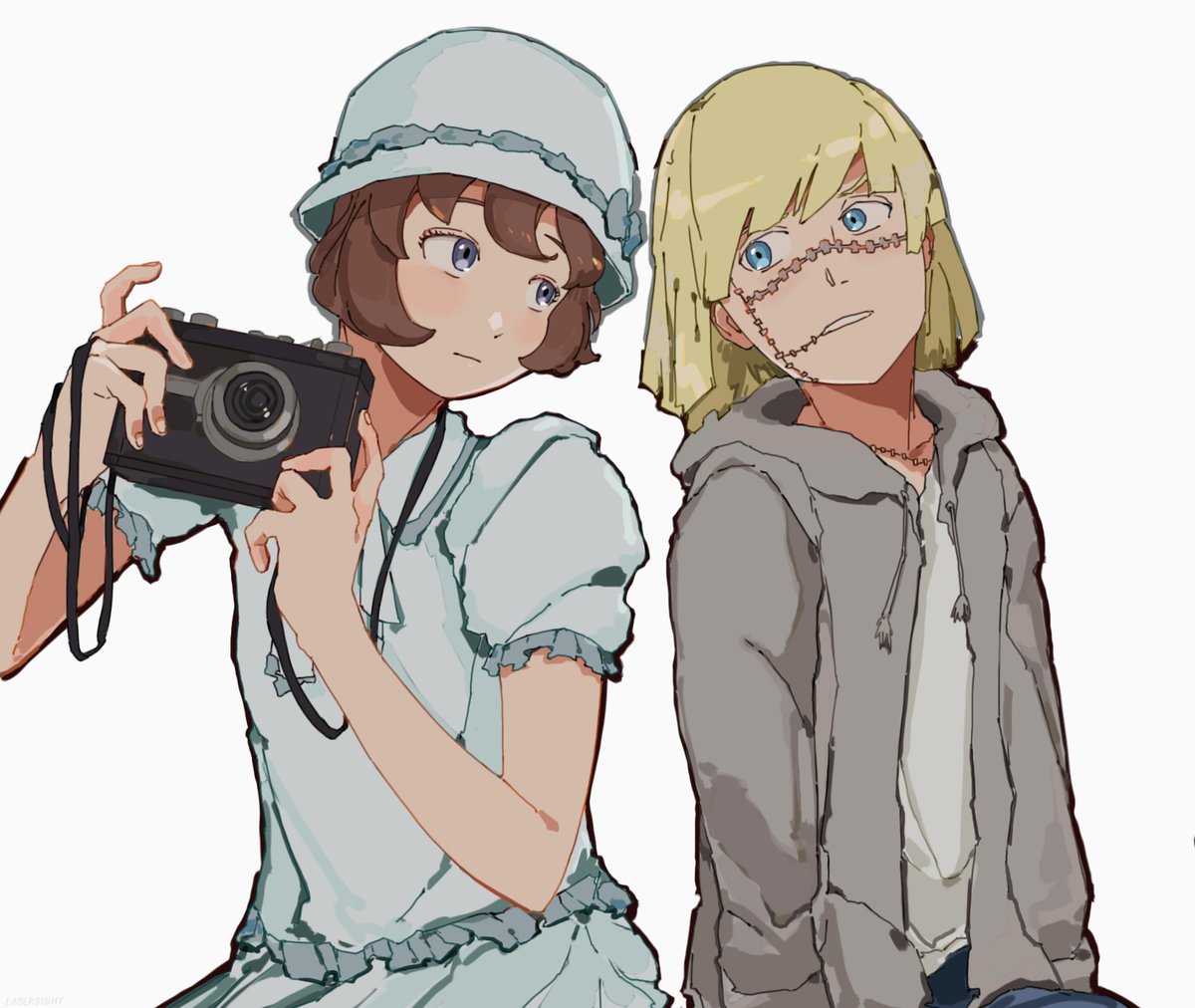 lasersight_'s tweet photo. お題箱からのリクでレイルとキャロルです
リクありがとうございました！📸 https://t.co/hmanJMolHW