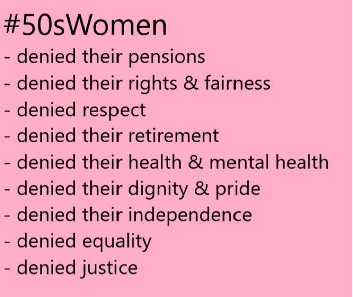 jj2210's tweet photo. @INorBY2020 @AmesTaylor_DA @cftkilbirnie AND … @INorBY2020 … Support for #50sWomen ought to be coming from #60sMen & #70sMen #60sWomen #70sWomen as an ever increasing StatePensionAge affects and impacts and destroys the retirement of all gender identities! The Govt came us #50sWomen FIRST via 6yrHike&who will be NEXT! https://t.co/gwx2MlkKp5