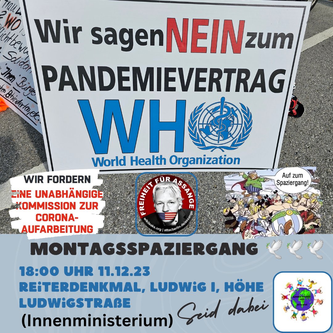 Muenchen_S's tweet photo. 11.12.23 München 

#muenchen #montagsspaziergang #protest #FreeAssangeNOW #JulianAssange https://t.co/KU76oC2GWF