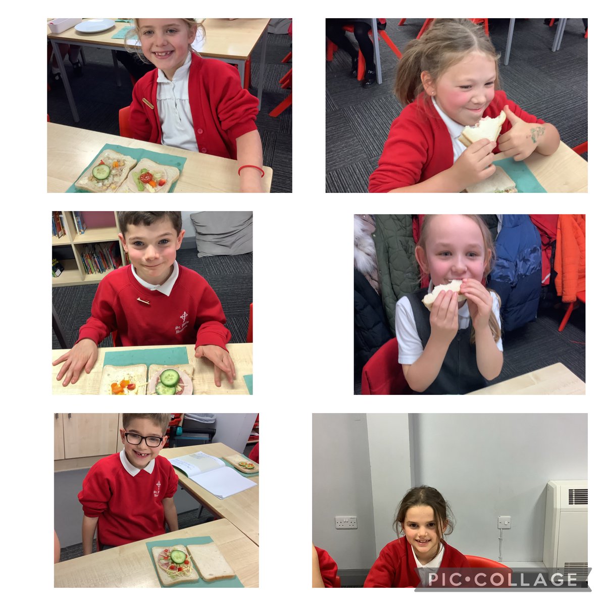 In design and technology, Year 3 made sandwiches that are healthy, nutritious and delicious. They also appealed to children. Great job! #teamstphilips