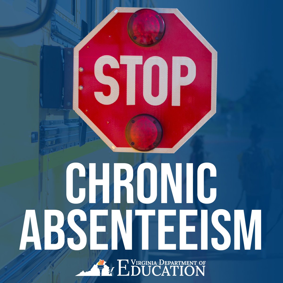 Chronic absenteeism has negative effects on a student's education. Let's all do our part to make sure our students attend class and get the education they deserve. #AttendanceMattersVA #ALLIn