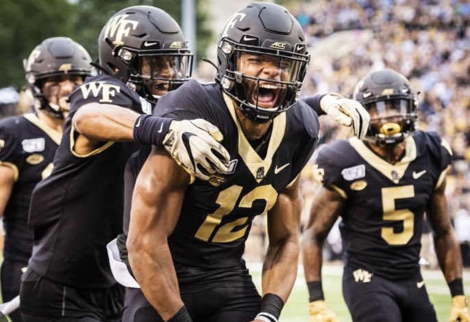 Blessed to say I have received an offer from Wake Forest University 🖤 #AGTG @coachredmond @johnlhunter1 @JedMay_ @BibbAthletics @PrepRedzoneGA @JeremyO_Johnson @wiggins_coach