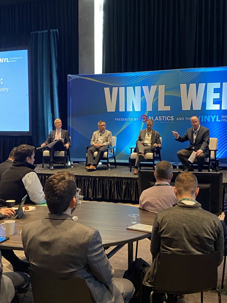 Discussing reimagining a sustainable future for companies in the vinyl industry #VinylWeek ⁦<a href="/VantageVinyl/">+Vantage Vinyl™</a>⁩