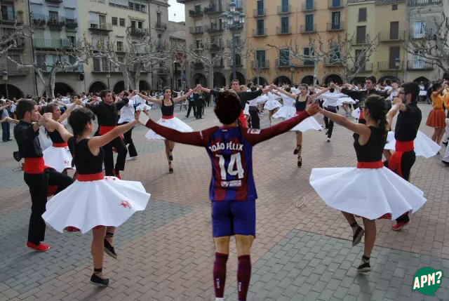 Ballant una sardana (s'ha adaptat moltíssim l'estimo)