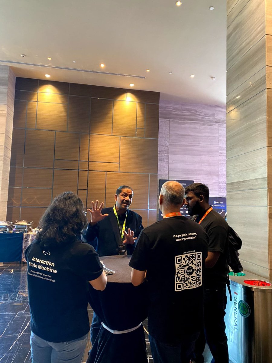CryptoKshmr's tweet photo. ๐ข @MOI_Tech Announces
Team MOI is here at #FILBanglore and we're absolutely buzzing with excitement! ๐
The atmosphere is incredible, and theyโre all set for an amazing day ahead.๐ฏ
#context #p2p
#MyOwnInternetMyOwnInternet #Crypto #NFT #DAO #DeFi #MyOwnIntenet #MOI https://t.co/oskleMM2hT
