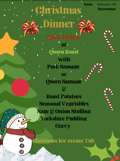 Don't forget to book your child a Christmas dinner by tomorrow via the school gateway.
#LifeAtOsborne