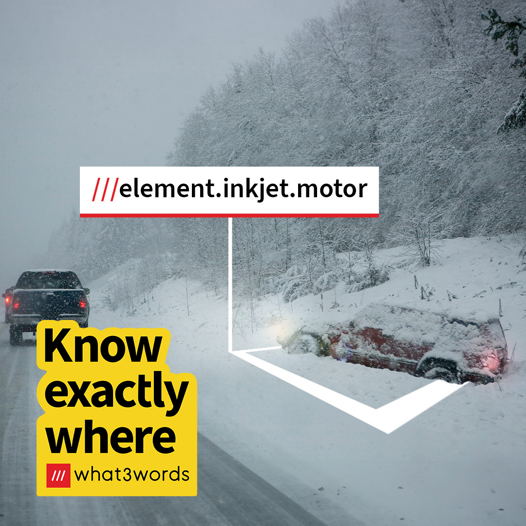what3words's tweet photo. Sharing your precise location in an emergency can save vital time. Public Safety teams around the US & Canada are teaching people how to use @what3words in emergencies. Make sure you’re prepared & download the free app so you can help 911 #KnowExactlyWhere in an emergency. https://t.co/rCXBA1Yx6u