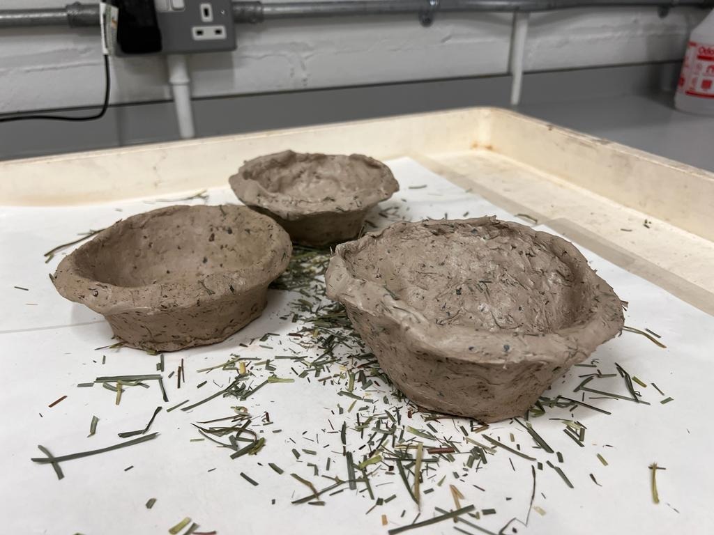 Better Monday morning than usual making wee (so they fit into our wee kiln) beveled rim bowls this morning with <a href="/aris_palyvos/">Aris_P</a> for next semester's Feasting Like the Ancients experimental course <a href="/UofGArchaeo/">UofG Archaeology</a>.