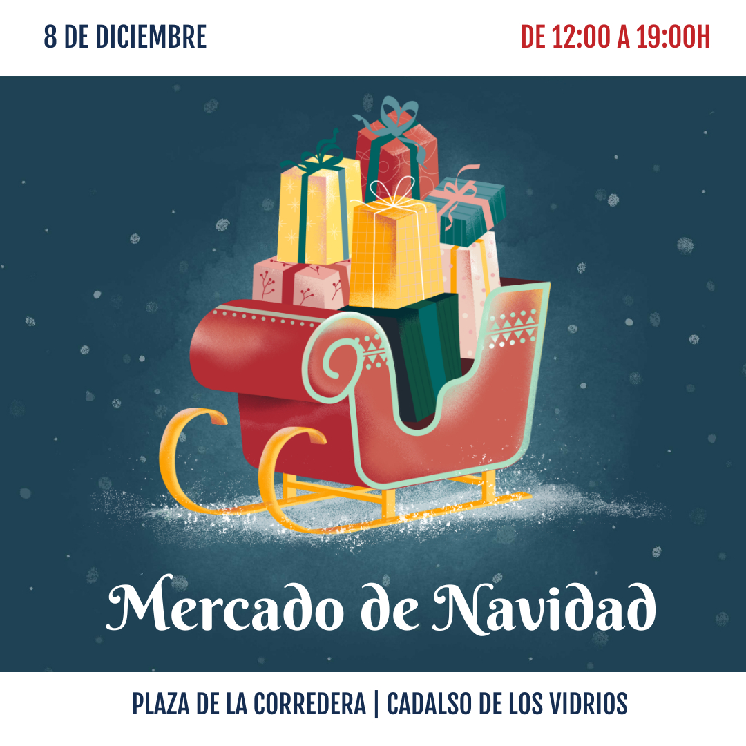 🎄La Plaza de la Corredera acogerá un mercado navideño este viernes, día 8, en horario de 12:00 a 19:00h.