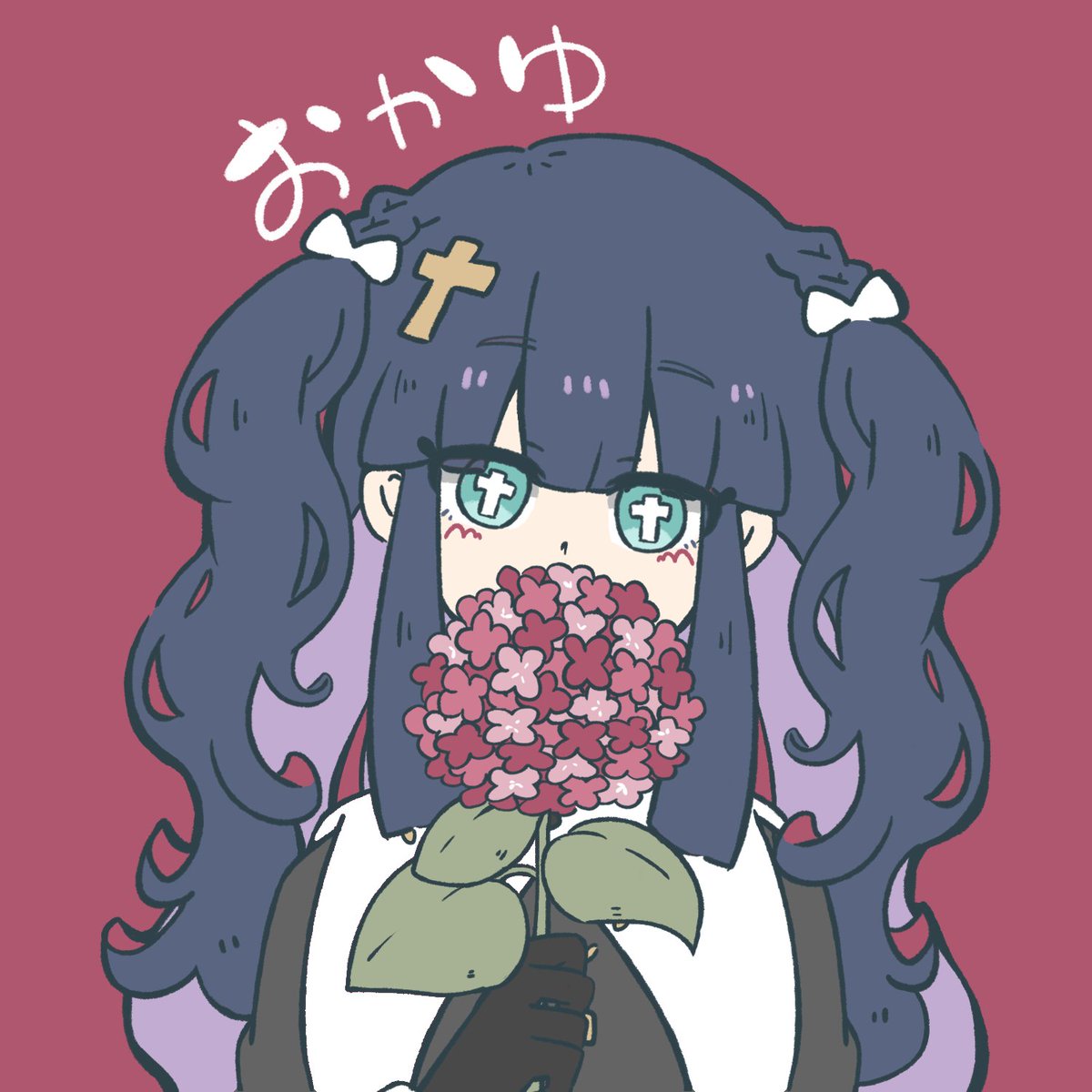 x_873's tweet photo. @_tomato_x おかゆさん!!かわいい子を描かさせていただきありがとうございました!!構図がうまくいかなかったので二枚になりました；；；；すみません；；；；
文字が不要でしたら塗りつぶしてくださいね🫰 https://t.co/tSXuMJk4Z7