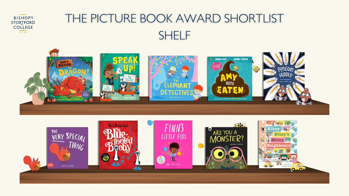 BSCLibraries's tweet photo. Here is our full list of shortlisted books for our 2024 Picture Book Award.
It is now up to our invited schools' pupils to vote for their favourites &amp; the winner will be announced on Wednesday 14th February 2024. Good luck to all! 
A reminder to schools, voting closes 2 February! https://t.co/T4DLL9EJRG