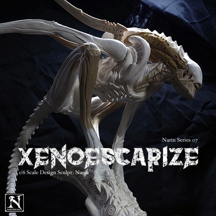 Roswell_Japan's tweet photo. Narin Series 07" XENOESCARIZE “ kit
予約受付開始です。
44体限定のレジンキットで、
オリジナルプレート＆シリアルナンバーが付いてます。
全高約60cm

※限定生産のため予告なく注文を終了する場合がございます。
※入荷は2024年2月の予定です

https://t.co/XVRaVJn5Cc

https://t.co/St3p0zDYv9 https://t.co/9k7E7Ezfeg