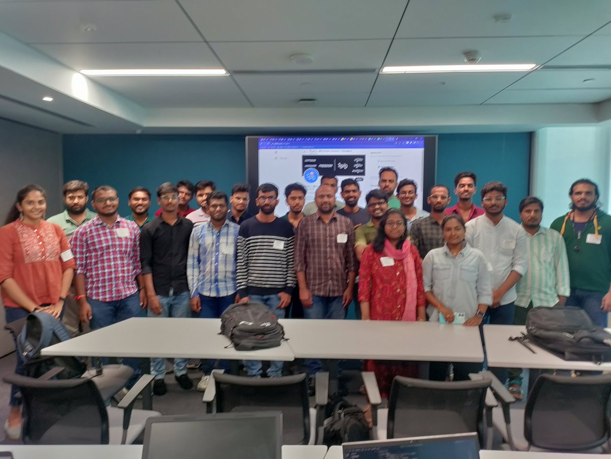 SwechaFSMI's tweet photo. We thank all participants of our recent “Multi-Track #DevDaysHyd — #CloudComputing | #AI, #ML | #GoLang | #RustLang”, for their incredible initiative and enthusiasm.
We thank @ServiceNow for hosting us and arranging Hi-tea. https://t.co/GOzVliGcJ8
