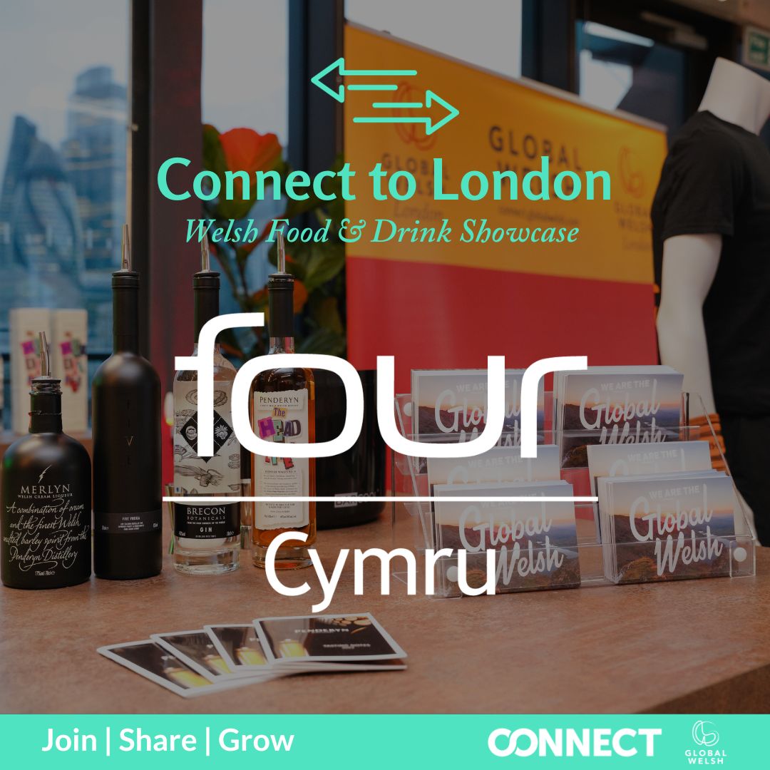 GlobalWelsh's tweet photo. 🔗 CONNECT TO LONDON X Four Cymru 🏴
We want to say a huge diolch to one of our amazing sponsors for our next Connect to London Event, @fourcymru!
Join us in London >> https://t.co/IoPKOg6eMO
#WeAreTheGlobalWelsh #ConnectToLondon #WelshinLondon #NetworkingWales #WelshBusiness https://t.co/w41T3mXRSC