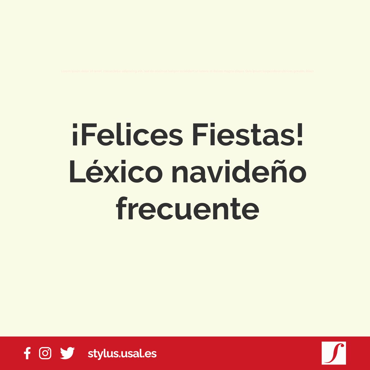 Las felicitaciones más frecuentes en la tradición navideña española son ¡Felicidades!, ¡Felices Fiestas!, ¡Felices Pascuas!, ¡Feliz Navidad!, ¡Felices Navidades!, preferentemente con signos de admiración, tanto de apertura como de cierre...
stylus.usal.es/monografico/fe…