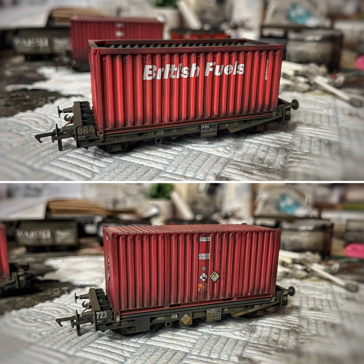 The Weathering Works (@weatheringworks) on Twitter photo Pair of <a href="/accurascale/">accurascale</a> PFA wagons for the first time on the workbench. Great detail on the models and come alive even more once weathered.
#weathered #oogauge #accurascale #tmrguk Pair of <a href="/accurascale/">accurascale</a> PFA wagons for the first time on the workbench. Great detail on the models and come alive even more once weathered.
#weathered #oogauge #accurascale #tmrguk
