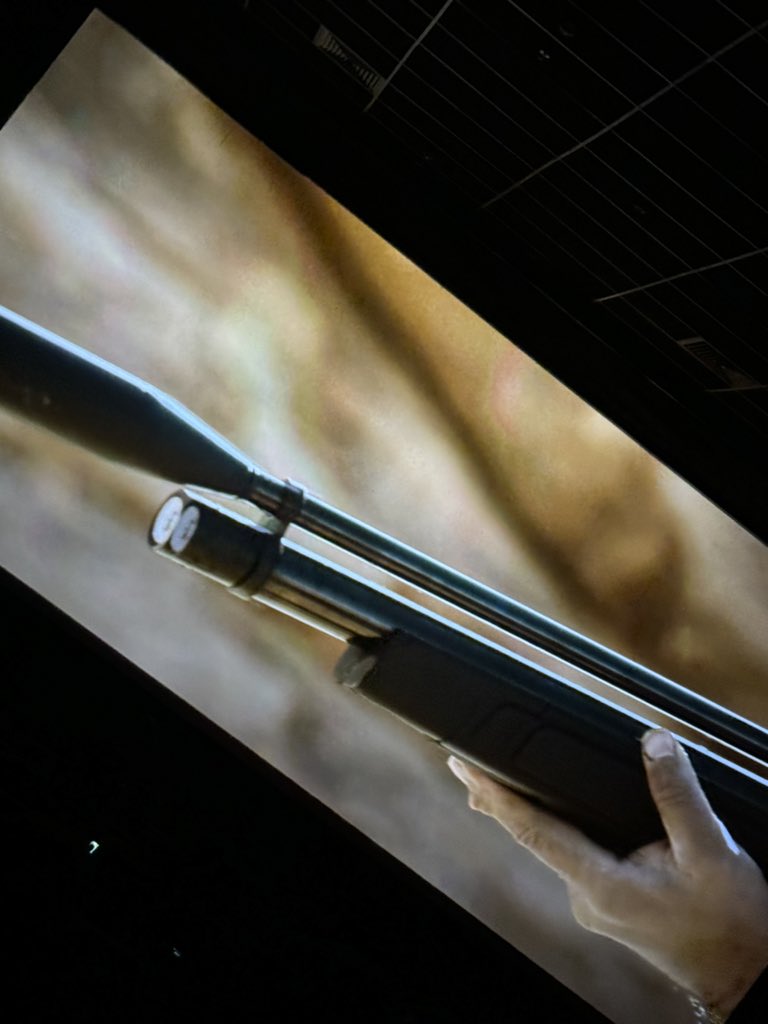 taigungte's tweet photo. @VVCFilms  This is  least expected from such a big production house. A sniper holding a PCP airgun in #dunki @iamsrk 
Anyways, looking forward for #dunki
Always a Raju Hirani fan. https://t.co/BNGmMp5WmB