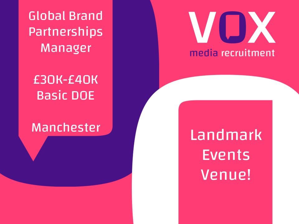 ⚡ NEW ROLE ⚡

Currently working in Partnerships either sales or agency side and want to work with the worlds biggest brands? Lets have a chat!

For more info take a look on our site here - lnkd.in/gju96_98