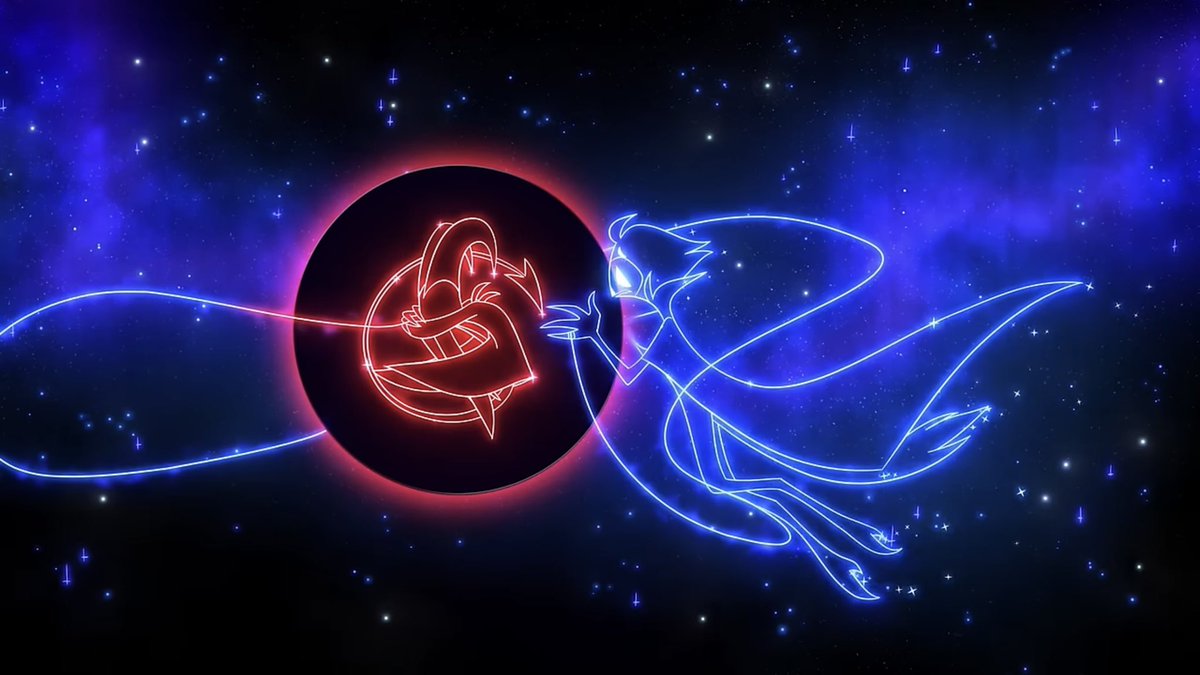 TeaTheKook's tweet photo. Despite KNOWING and UNDERSTANDING the fact Blitzo pushes people away because of his own fears, Stolas never stopped loving Blitzo.

He acknowledges he may not understand Blitzo entirely, and thus, ended up hurting him.

But he wants to understand. 

#stolitz #stolas https://t.co/NLLcv5frAK