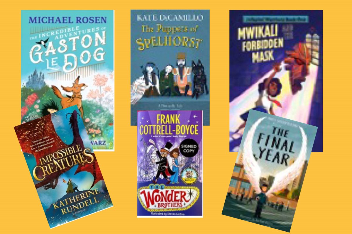 Present shopping? For lots of ideas of fantastic books for the younger members of the family see our latest newsletter bit.ly/3sRLHFr inc these wonderful novels @MichaelRosenYes @EarlyTrain @frankcottrell_b @KateDiCamillo #ShikoNguru #KatherineRundell
