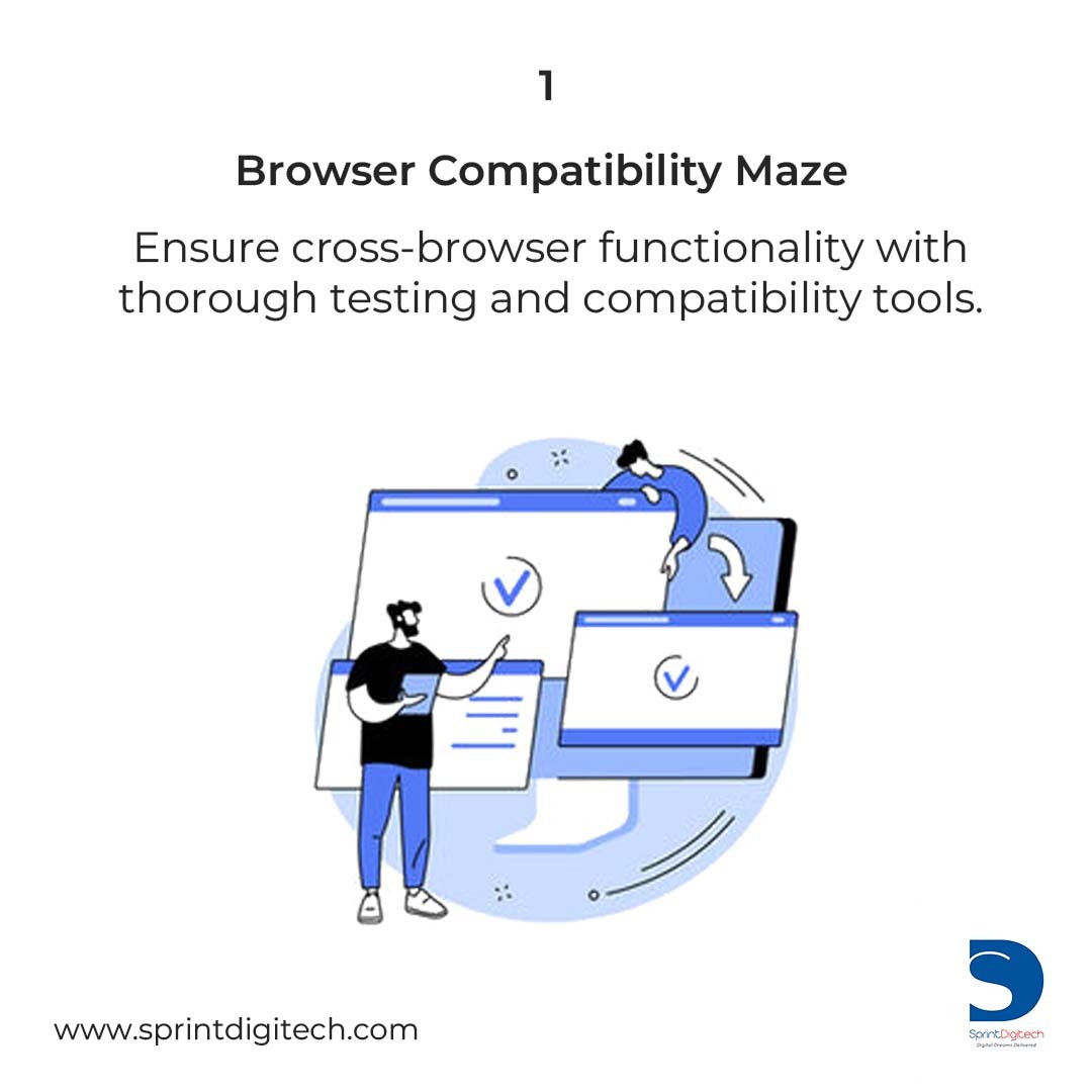 sprintdigitech's tweet image. Uncover the top 5 challenges in web development and learn how to conquer them! From browser compatibility to codebase complexities.
.
.
follow@sprintdigitech
.
.
#WebDevChallenges #DigitalSolutions #CodingTips #TechTalks #WebDevelopment #CodingChallenges #DeveloperTips