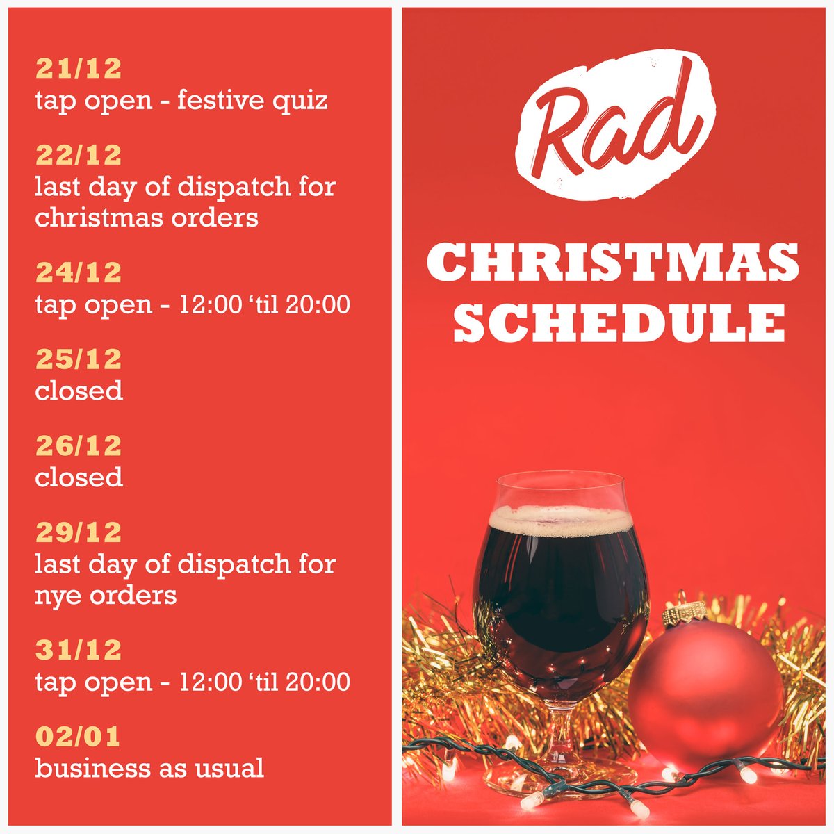 RAD Beer (@radbeerco) on Twitter photo 