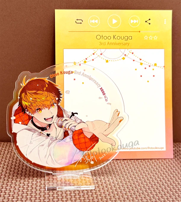 3周年グッズの現物が届いたあああああああ!!めちゃくちゃイイ 