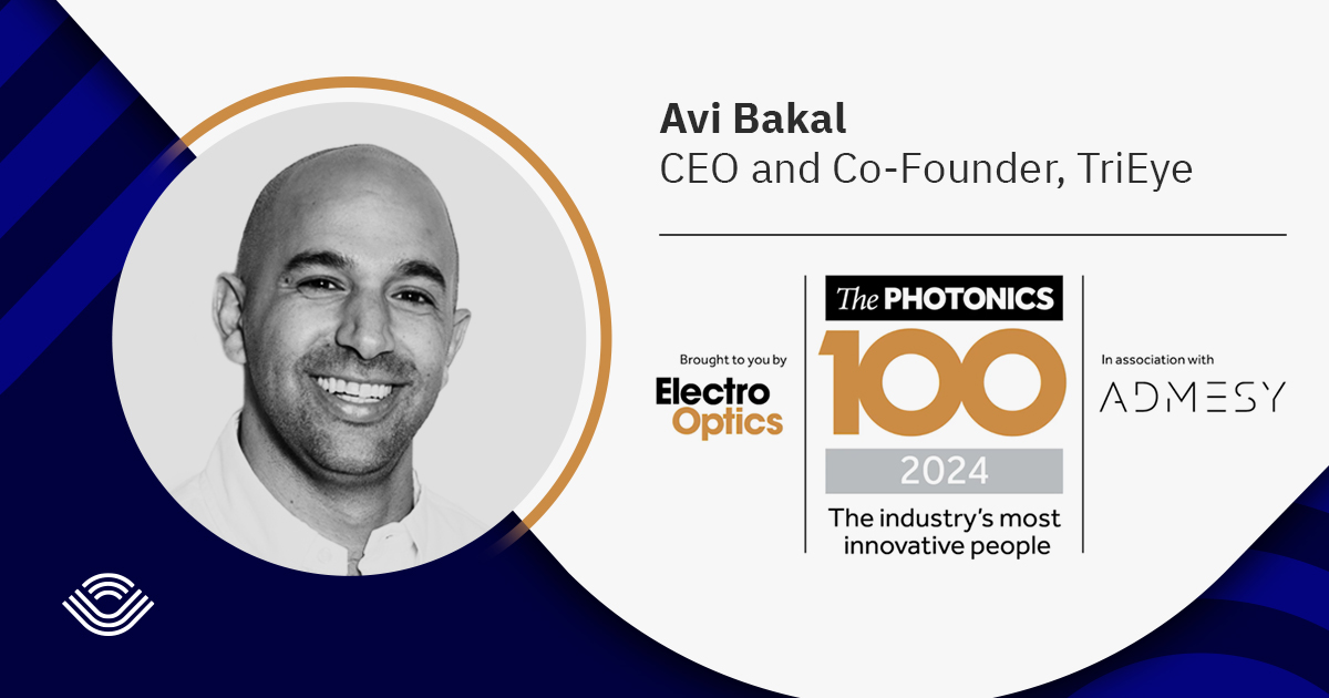 TriEye CEO Avi Bakal was named one of the #Photonics100, a celebration of the brightest minds and innovators who push the boundaries of the photonics world. 

Explore the full list >> electrooptics.com/thephotonics100