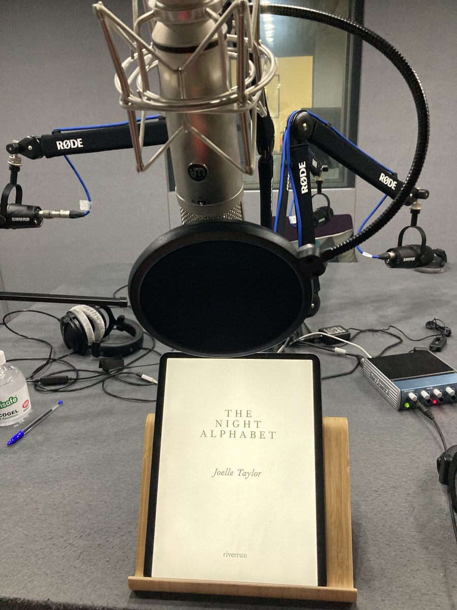 A beautiful day to record the audio of my debut novel The Night Alphabet. Here we go then #TheNightAlphabet