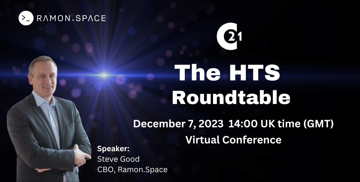 RamonSpace_'s tweet image. Join our CBO, Steve Good on the HTS Roundtable on December 7th to learn how High Throughput Satellites are evolving using Earth-like computing solutions in space 🛰
👉 Register here app.livestorm.co/c21-virtual/ht…
#spacecomputing