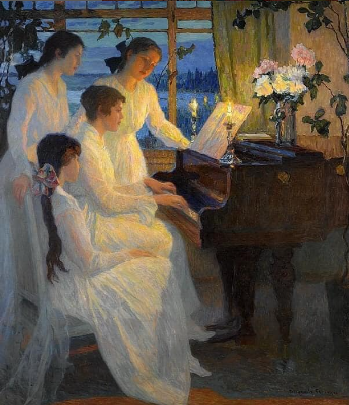 Symphony, 1920 Nikolay Bogdanov-Belsky (Russian, 1868 - 1945)