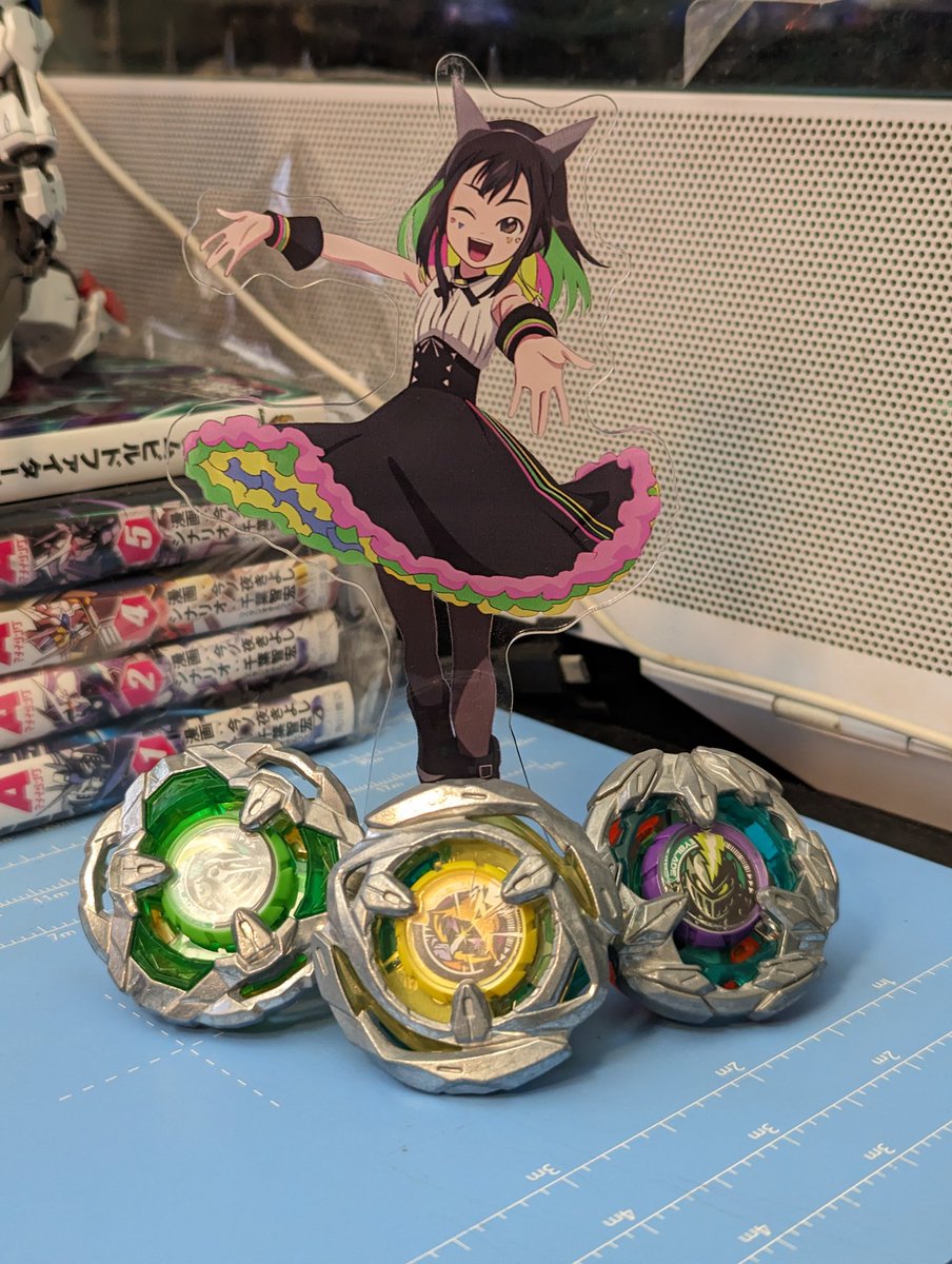 finally got her acrylic standee from the mail as the biggest