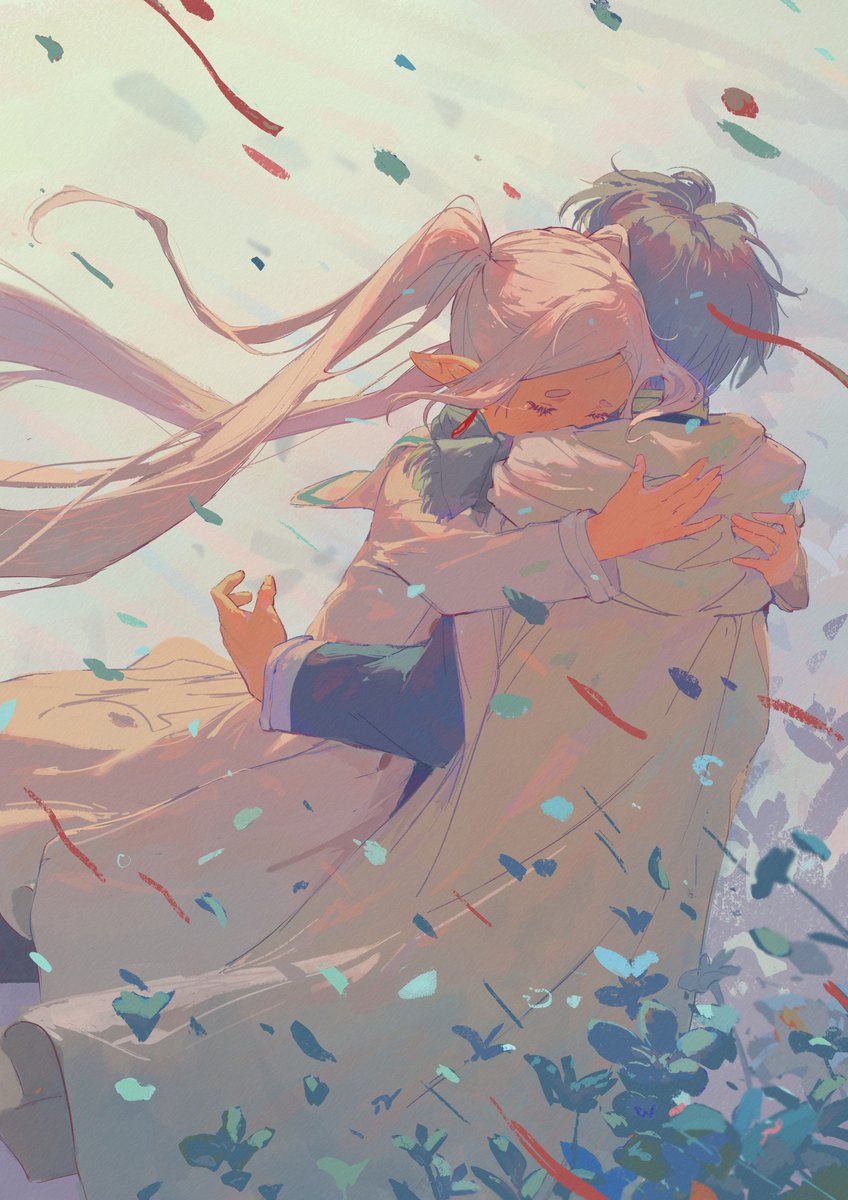 “终有一天会找到你”
“你....终于来接我了吗？”
#フリーレン