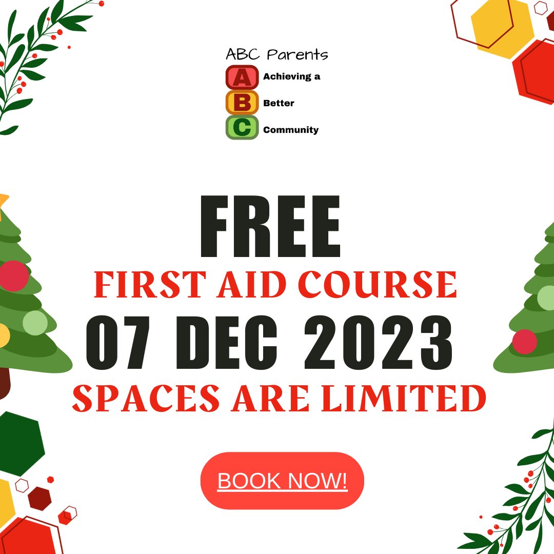 ABC Parents (@abc_parents) on Twitter photo #FREE First Aid course with limited Spaces this Thursday 7th December @NorthMidNHS <a href="/HaringeyNCLICB/">NHS North Central London ICB – Haringey</a> @BridgeRenewal
outlook.office365.com/owa/calendar/n… #FREE First Aid course with limited Spaces this Thursday 7th December @NorthMidNHS <a href="/HaringeyNCLICB/">NHS North Central London ICB – Haringey</a> @BridgeRenewal
outlook.office365.com/owa/calendar/n…