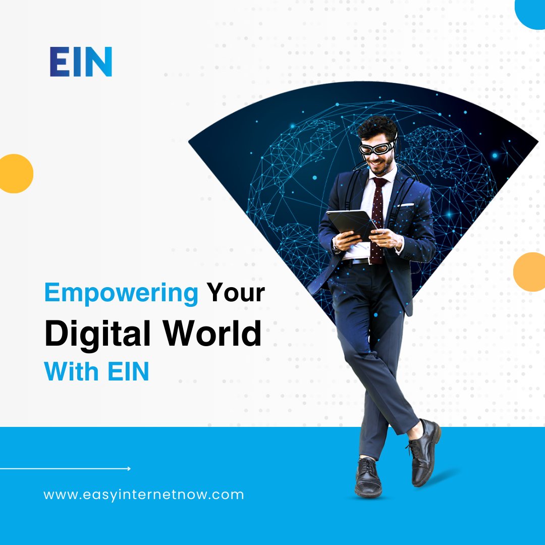 EasyInternetNow's tweet photo. Elevate your digital experience with EIN – Empowering Your World one connection at a time.
Check #InternetAvailability in your area Now.
👉https://t.co/M59fIUY4H7
#ein #WIFI #bestinternetservice #internetconnections #bestinternetservices #internetservices #digitalworldwithEIN https://t.co/dw7NUTXEpY