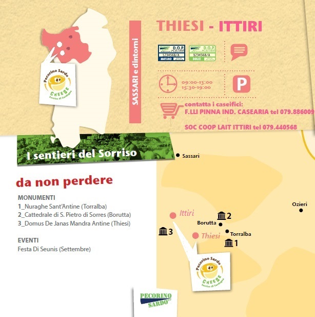 Qual'é il modo migliore per cominciare la settimana? Arrivare nel cuore del Mejlogu e visitare ben 2 siti di produzione del PECORINO SARDO DOP a poca distanza l'uno dall'altro: la Cooperativa LAIT di ITTIRI e il Caseificio PINNA di THIESI.  info e dettagli pecorinosardo.it/i-caseifici-pr…