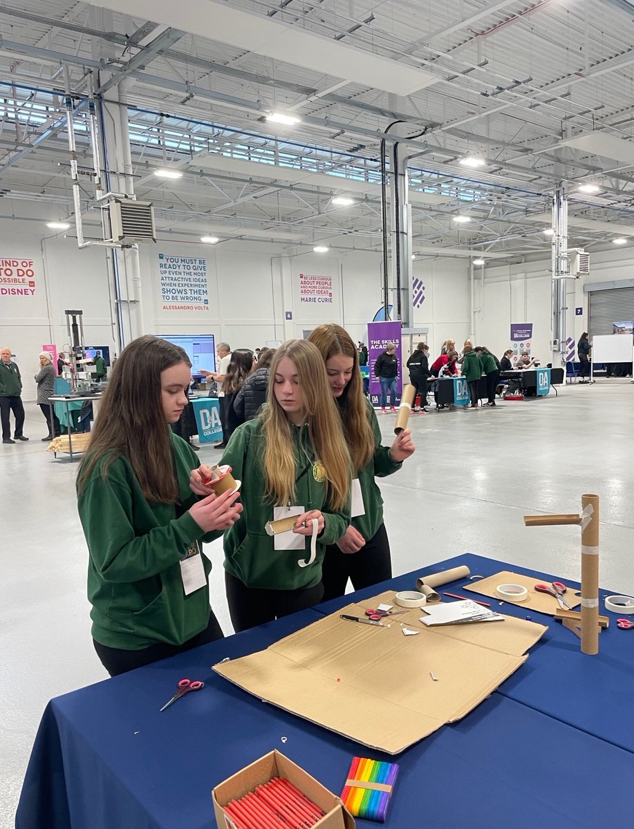 Some recent photos from the 30 of our S2 pupil cohort who went along to the STEM Expo 2023 at The Skills Academy, Michelin Innovation Parc, Dundee.