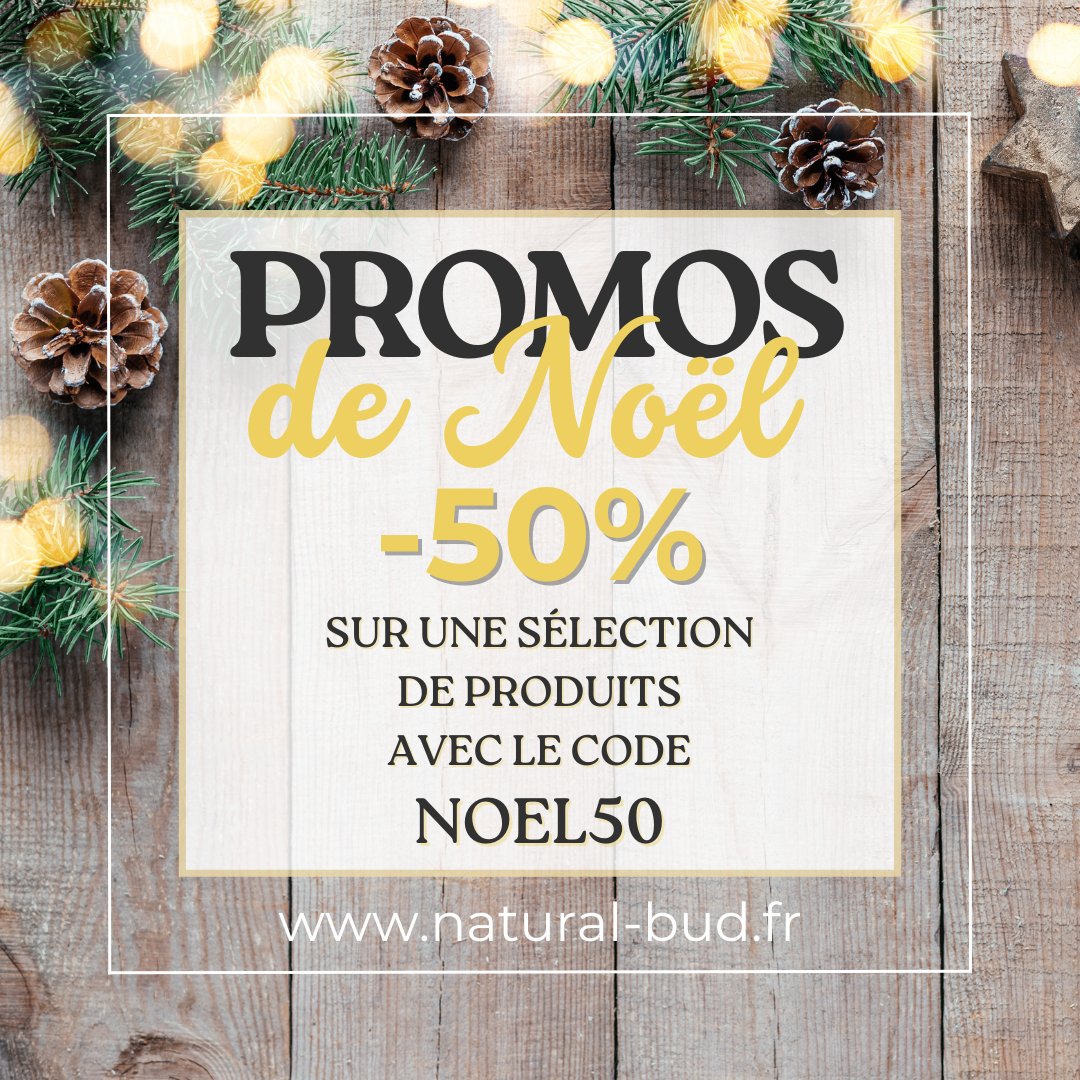 🎄Les promos de Noël sont là 🎄

50% de réduction sur une sélection de produits #CBD et #H4CBD

natural-bud.fr/collections/pr…

#momentdetente #bienetre #naturel #antistress #antidouleur #detente #zen #plaisir #relax #promo #réduction #promotion #noel #venteflash #prixbas