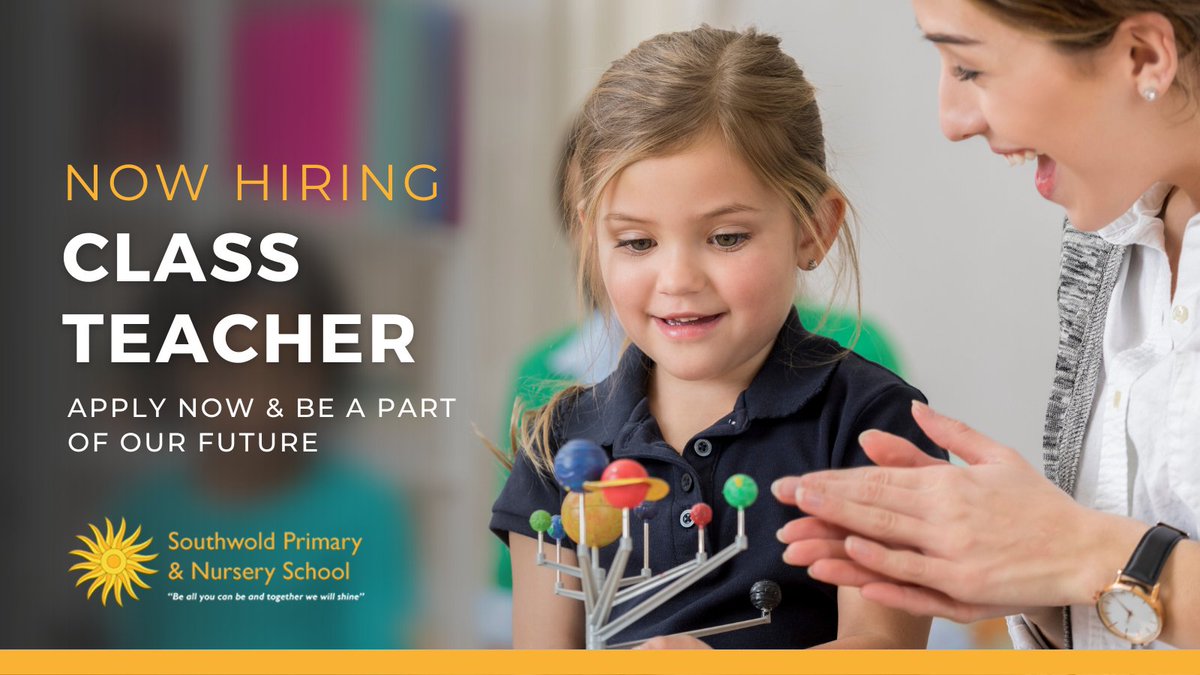 We're looking for a part-time class teacher to join our amazing team. If you have a passion for teaching and inspiring young minds, we want to hear from you! Apply today: ayr.app/l/Djh7 #hiring #teachingopportunity